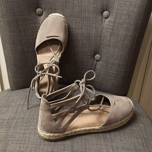 Audrey Brooke Shoes - Audrey Brooke taupe espadrilles sz 7.5 NWOT Audrey Brooke Shoes - Audrey Brooke taupe espadrilles sz 7.5 NWOT